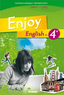 enjoy english 4e - manuel numérique élève imagen de la portada del libro