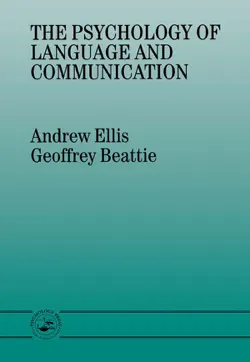 the psychology of language and communication book cover image