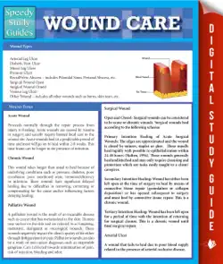 wound care (speedy study guides) book cover image