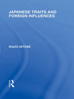 japanese traits and foreign influences imagen de la portada del libro