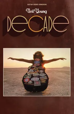 neil young - decade - guitar chord songbook book cover image