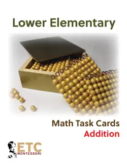 lower elementary math task cards: addition book cover image