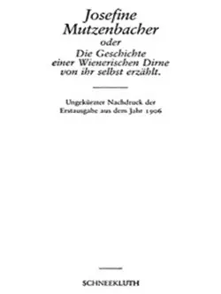 josefine mutzenbacher book cover image