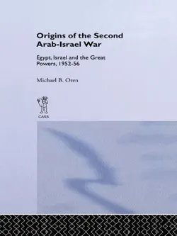 the origins of the second arab-israel war book cover image