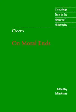 cicero: on moral ends book cover image