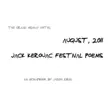The Grand Midway Hotel August 2011, Jack Kerouac Festival Poems an eChapbook by Jason Kirin synopsis, comments