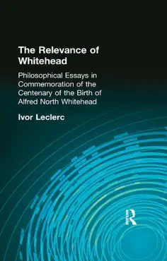 the relevance of whitehead book cover image