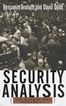 security analysis: the classic 1940 second edition book cover image