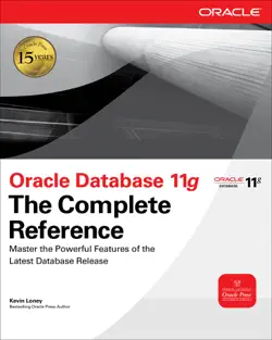 oracle database 11g the complete reference book cover image
