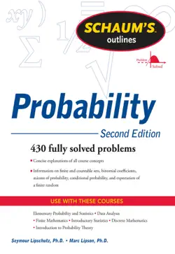 schaum's outline of probability, second edition book cover image