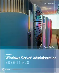 microsoft windows server administration essentials book cover image