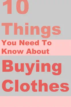 10 things you need to know about buying clothes book cover image