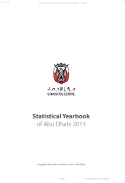 statistical yearbook of abu dhabi 2013 book cover image