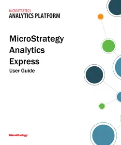 microstrategy express user guide book cover image