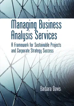 managing business analysis services book cover image