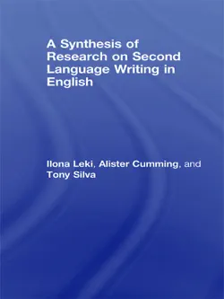 a synthesis of research on second language writing in english book cover image