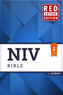 niv bible red letter edition book cover image