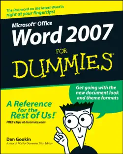 word 2007 for dummies book cover image