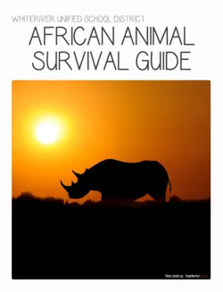 african animal survival guide book cover image