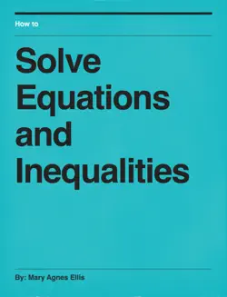 how to solve equations and inequalities book cover image