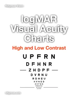 logmar visual acuity charts book cover image