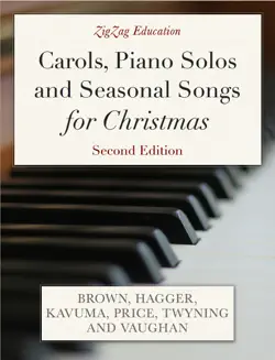 carols, piano solos and seasonal songs for christmas book cover image
