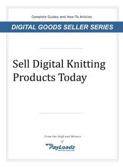 sell digital knitting products today book cover image