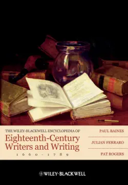 the wiley-blackwell encyclopedia of eighteenth-century writers and writing 1660 - 1789 book cover image