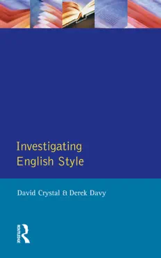 investigating english style book cover image