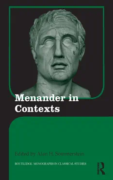 menander in contexts book cover image