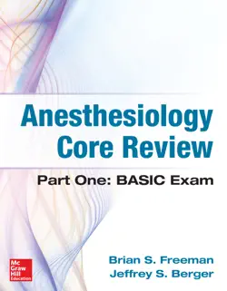 anesthesiology core review book cover image