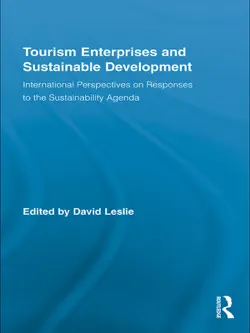 tourism enterprises and sustainable development book cover image