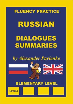 russian, dialogues and summaries, elementary level book cover image