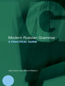 modern russian grammar book cover image