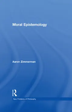 moral epistemology book cover image