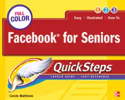 facebook for seniors quicksteps imagen de la portada del libro