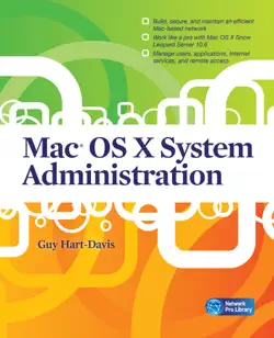 mac os x system administration book cover image