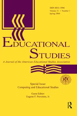 computing and educational studies imagen de la portada del libro