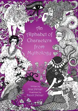 an alphabet of characters from mythology book cover image