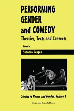 performing gender and comedy book cover image