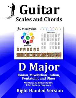 guitar scales and chords - d major book cover image