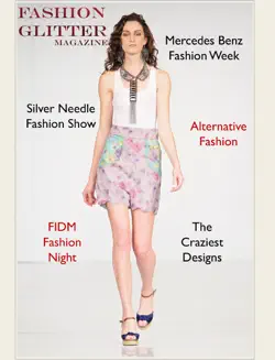 fashion glitter magazine book cover image