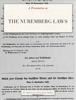the nuremberg laws book cover image