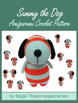 sammy the dog amigurumi crochet pattern book cover image