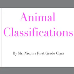 animal classifications book cover image