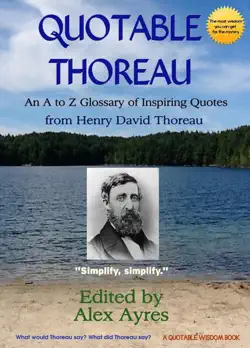 quotable thoreau book cover image