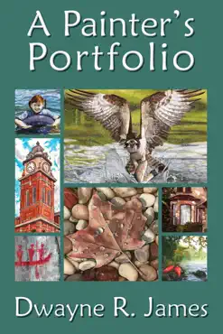 a painter's portfolio book cover image