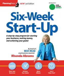 six-week start-up book cover image
