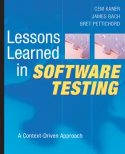 lessons learned in software testing imagen de la portada del libro