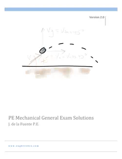 pe mechanical general exam solutions book cover image